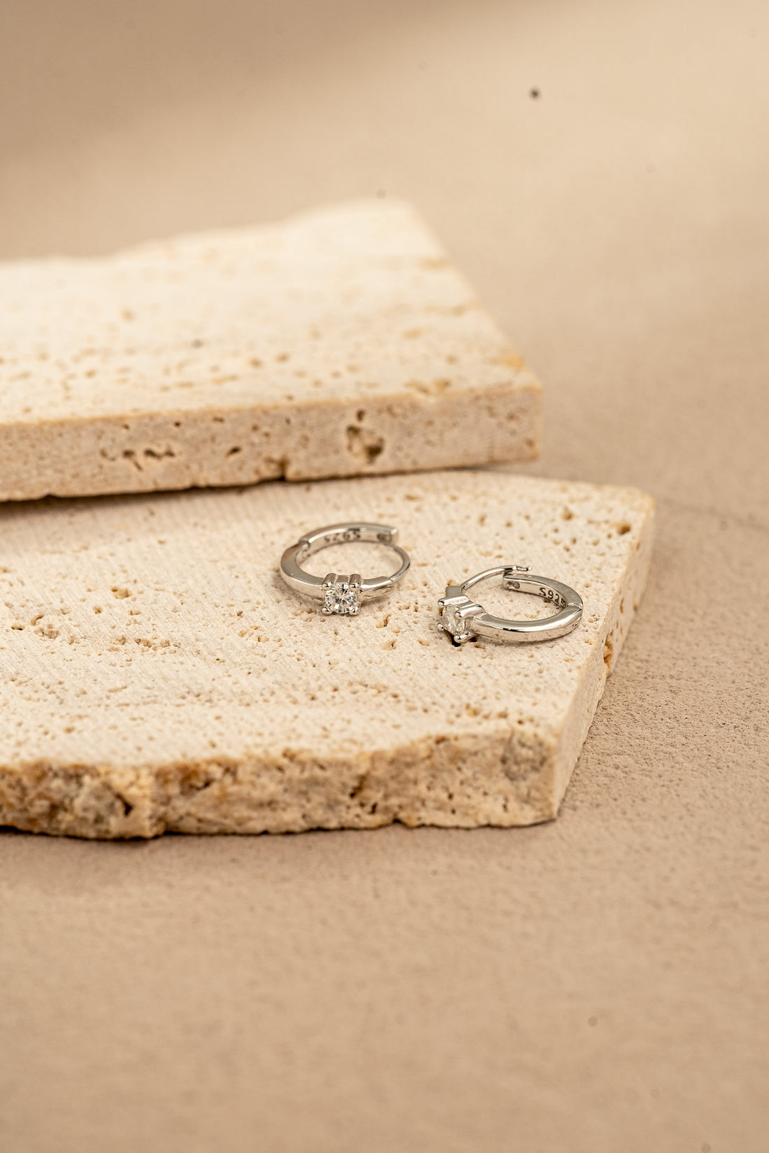 LUMI Whisper Hoops – Dainty 925 Silver Earrings in Gold or Silver – View 8 | ARTTOO STUDIO