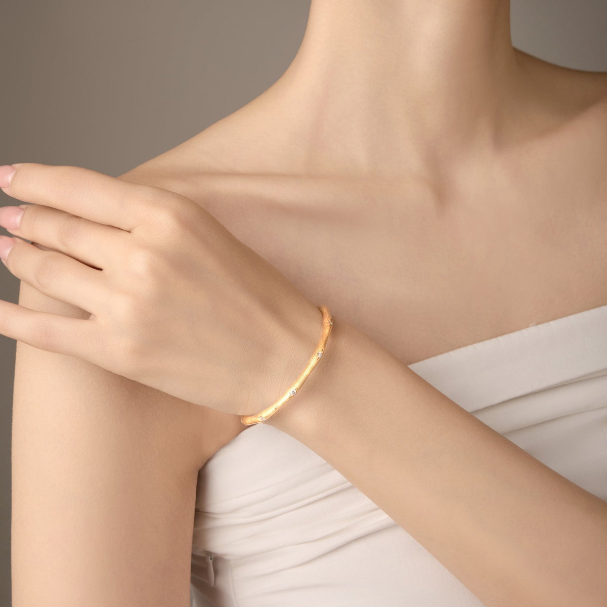 Starbeam Glow Bracelet – 925 Silver with 22K Gold Plating – Detail and Craftsmanship | ARTTOO STUDIO