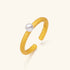 Sunset Moonlight Pearl Ring – 925 Silver with 18K Gold Plating – Minimalist Jewelry | ARTTOO STUDIO