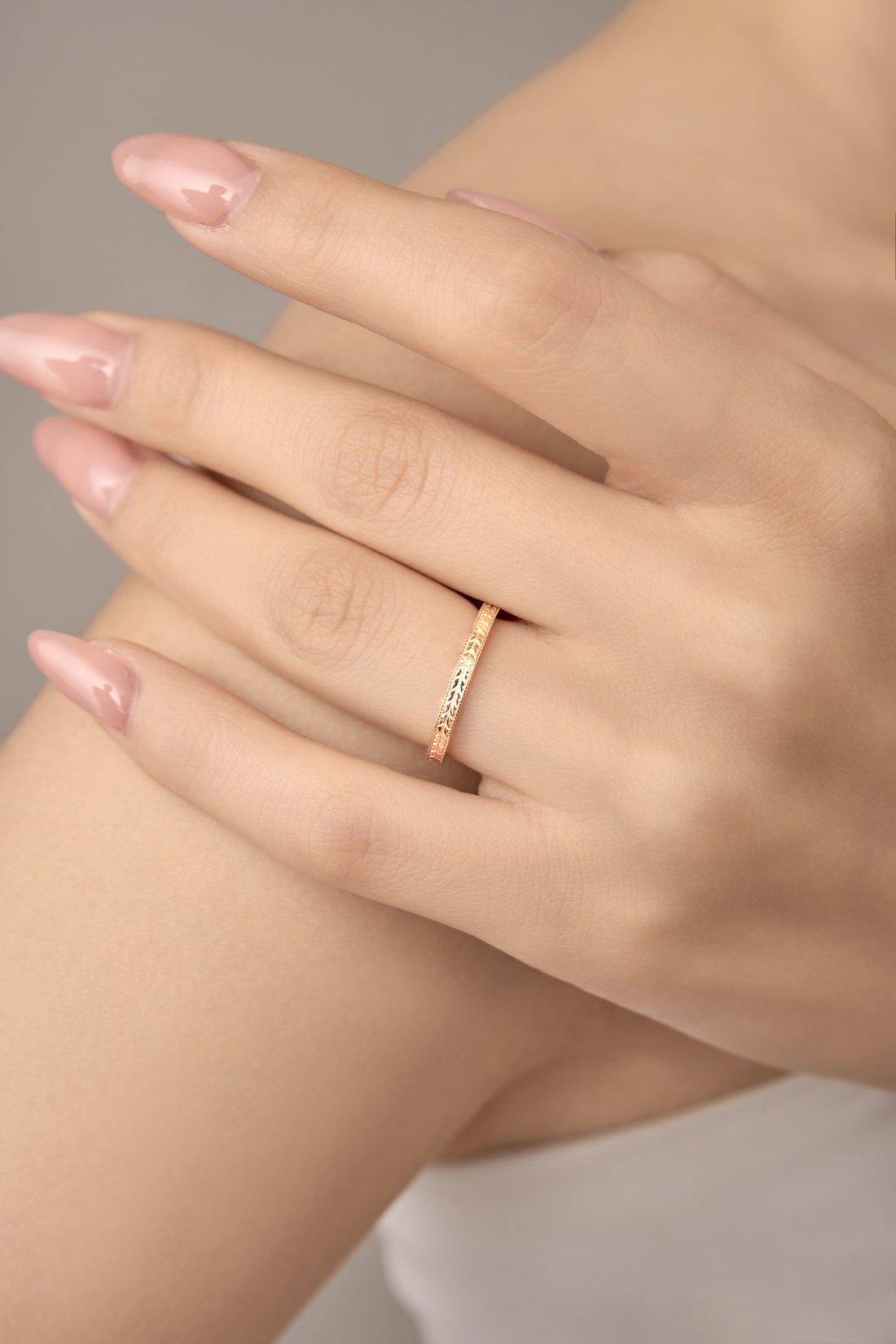 Roman Oath Columns Couple Rings – 18K Gold Vermeil on 925 Silver – View 11 | ARTTOO STUDIO