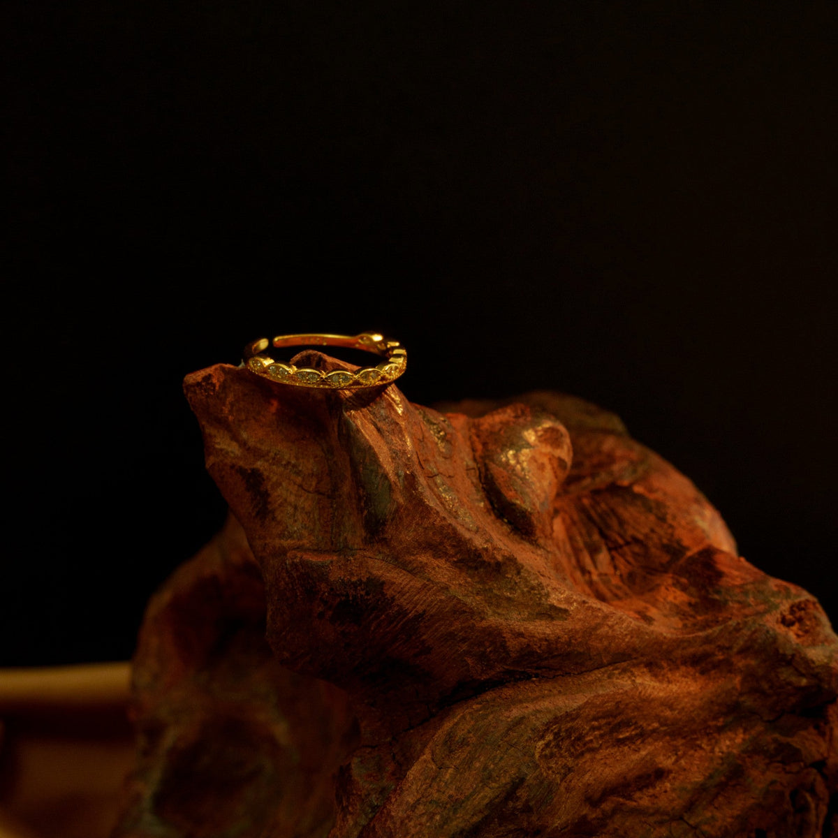 Dawn Whispers Ring – 925 Silver with 18K Gold Plating – View 6 | ARTTOO STUDIO