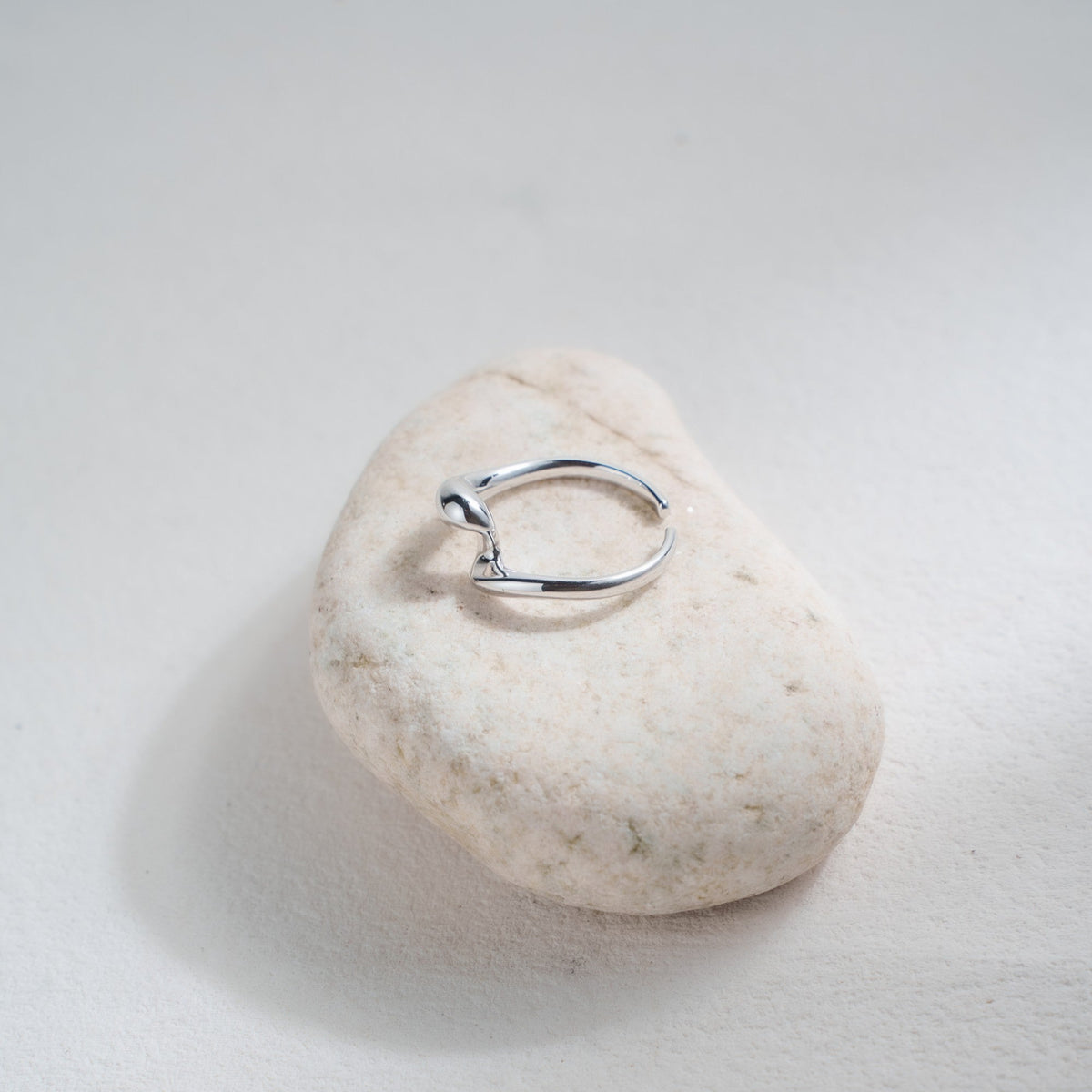 Echoes of Light Adjustable Ring – Platinum & Gold Vermeil on 925 Silver – View 7 | ARTTOO STUDIO