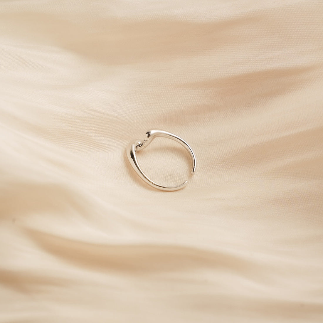 Echoes of Light Adjustable Ring – Platinum & Gold Vermeil on 925 Silver – View 8 | ARTTOO STUDIO