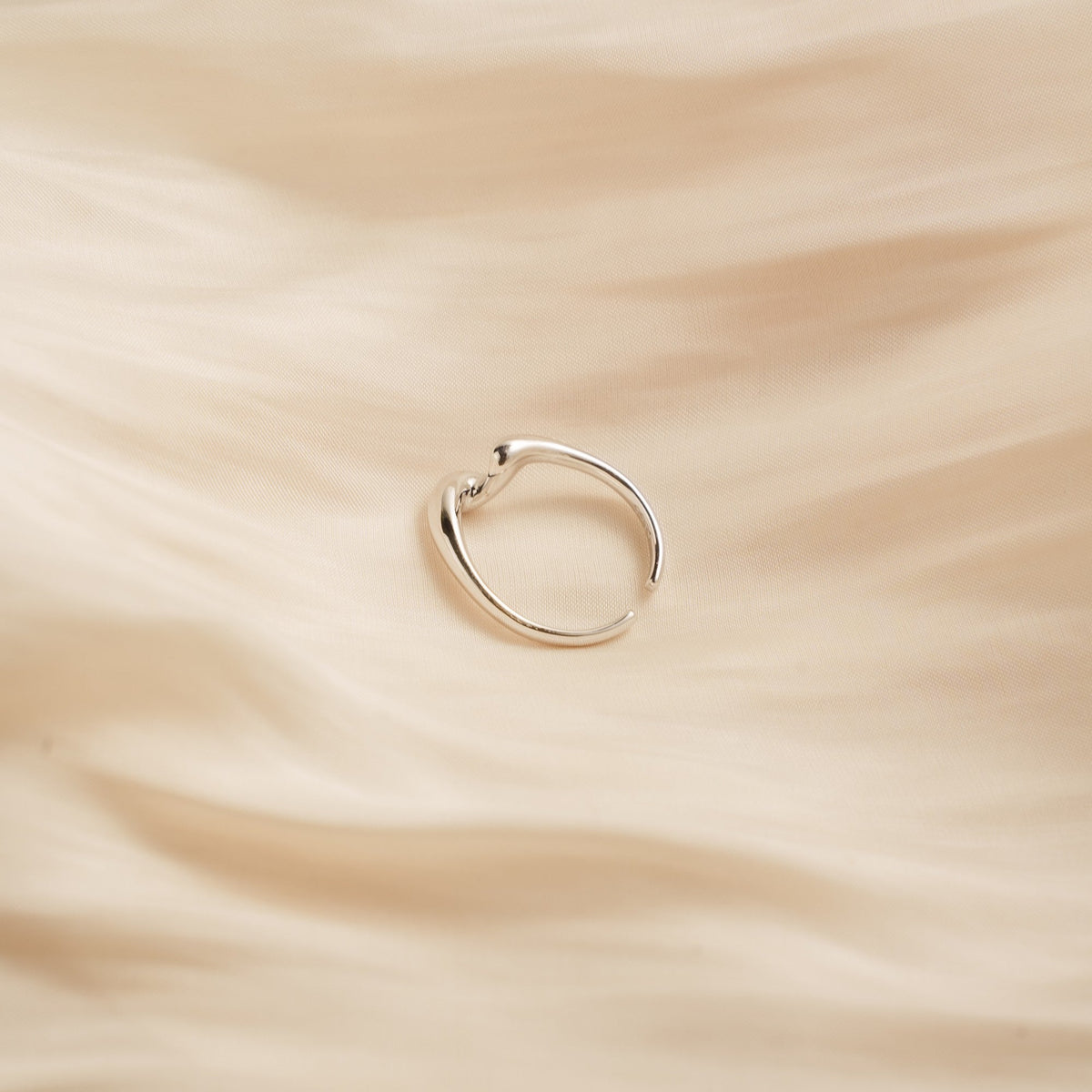 Echoes of Light Adjustable Ring – Platinum & Gold Vermeil on 925 Silver – View 8 | ARTTOO STUDIO