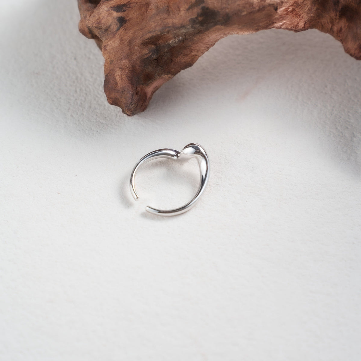 Echoes of Light Adjustable Ring – Platinum & Gold Vermeil on 925 Silver – View 9 | ARTTOO STUDIO