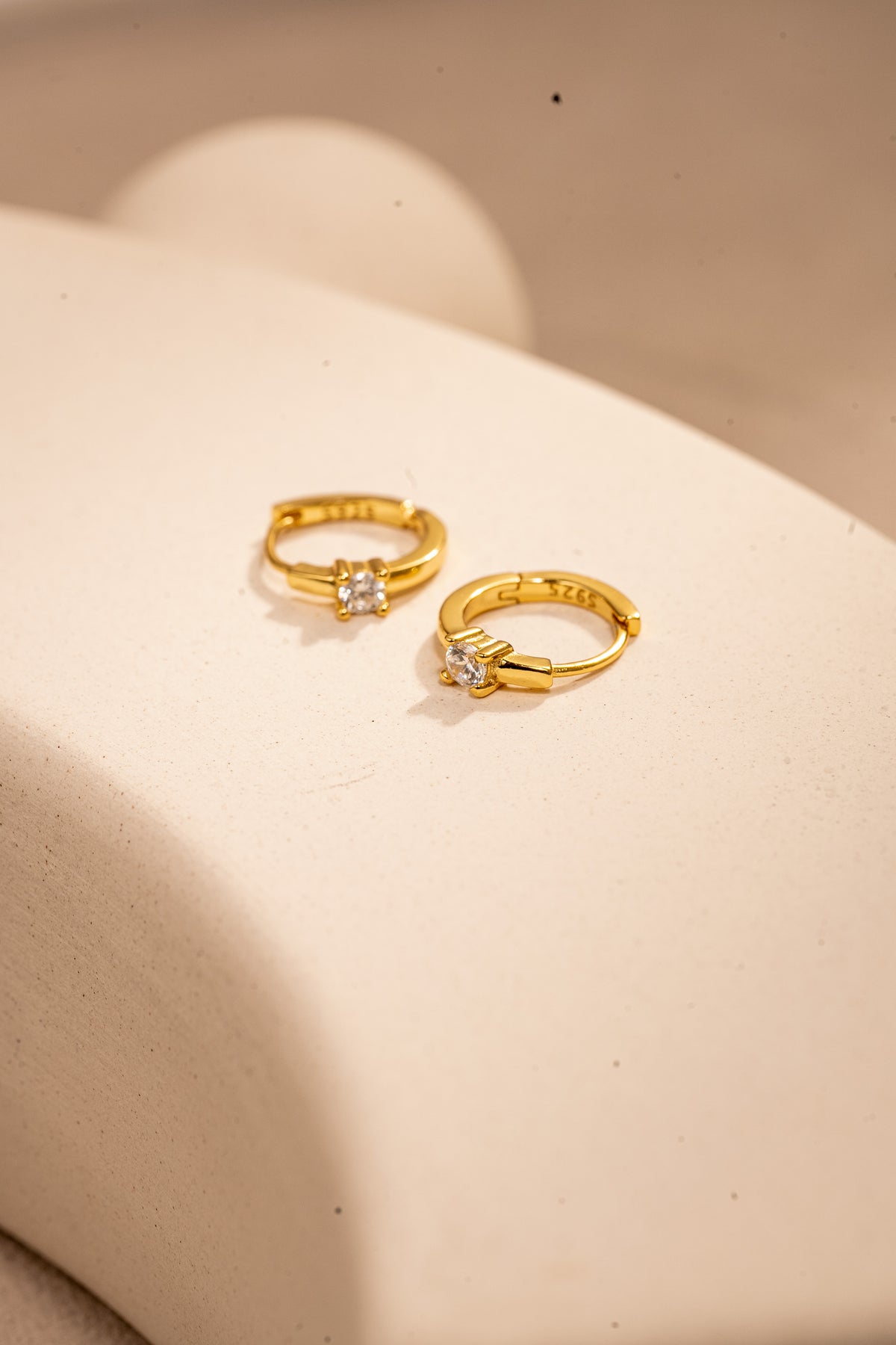 LUMI Whisper Hoops – Dainty 925 Silver Earrings in Gold or Silver – View 9 | ARTTOO STUDIO