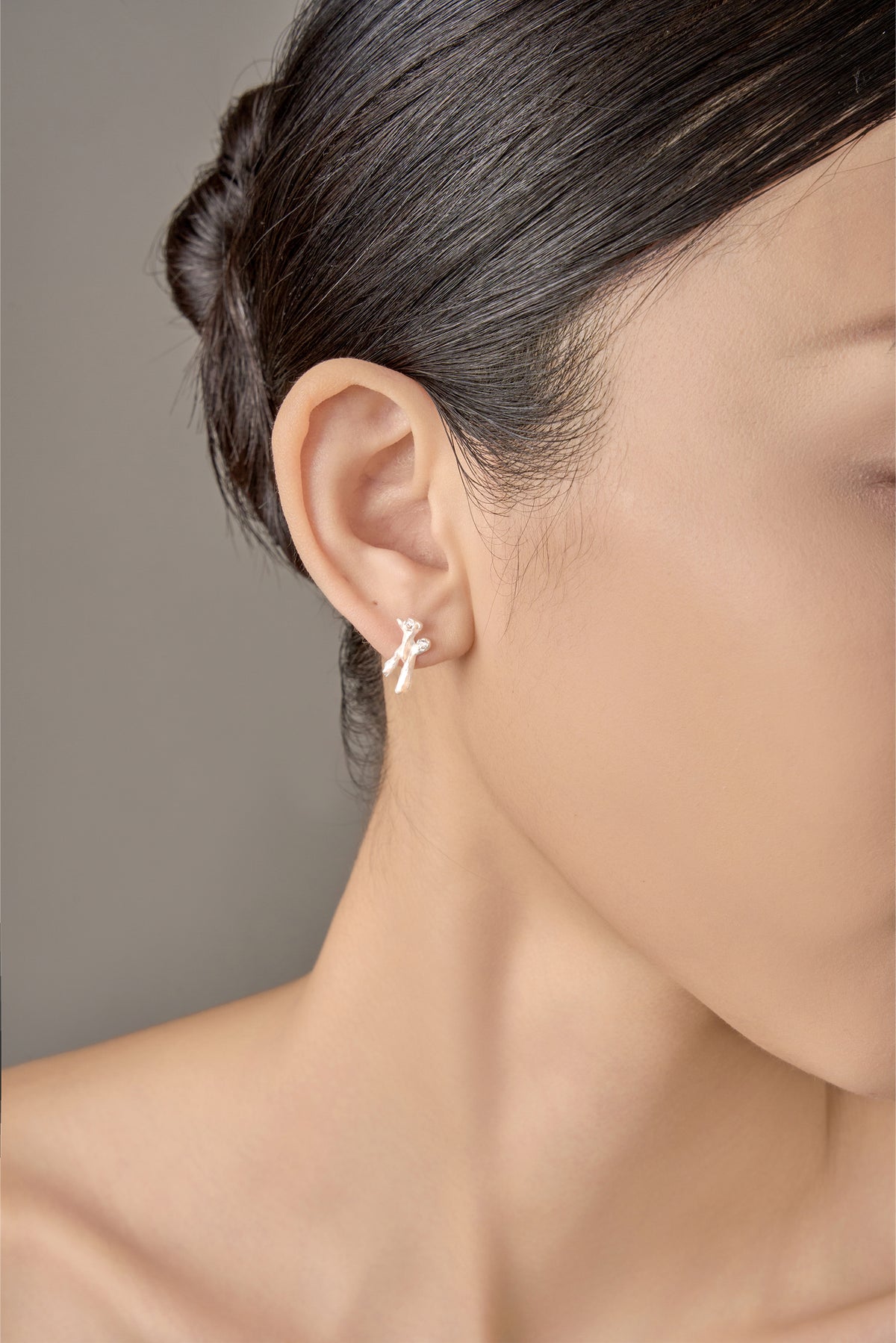 Dancing Silver Flame Earrings – 925 Silver with Polished Finish – View 7 | ARTTOO STUDIO