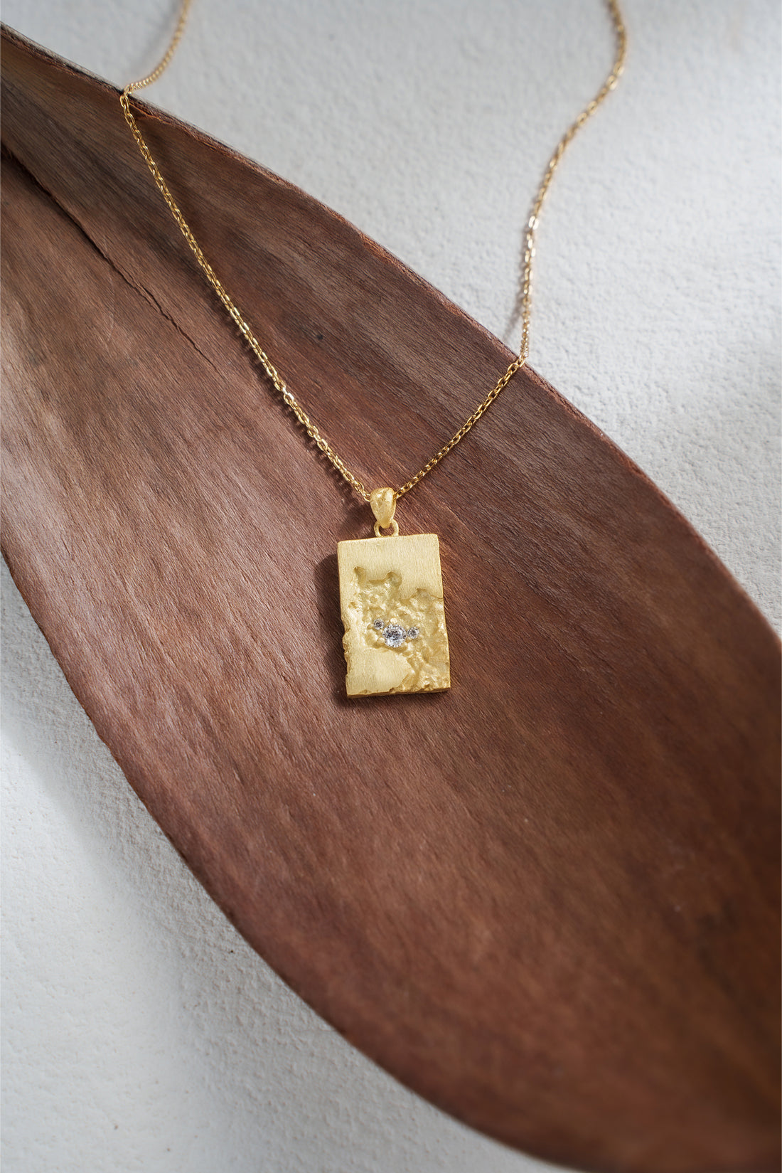 Stardust Relic Pendant Necklace – 925 Silver with 18K Gold Plating – View 15 | ARTTOO STUDIO