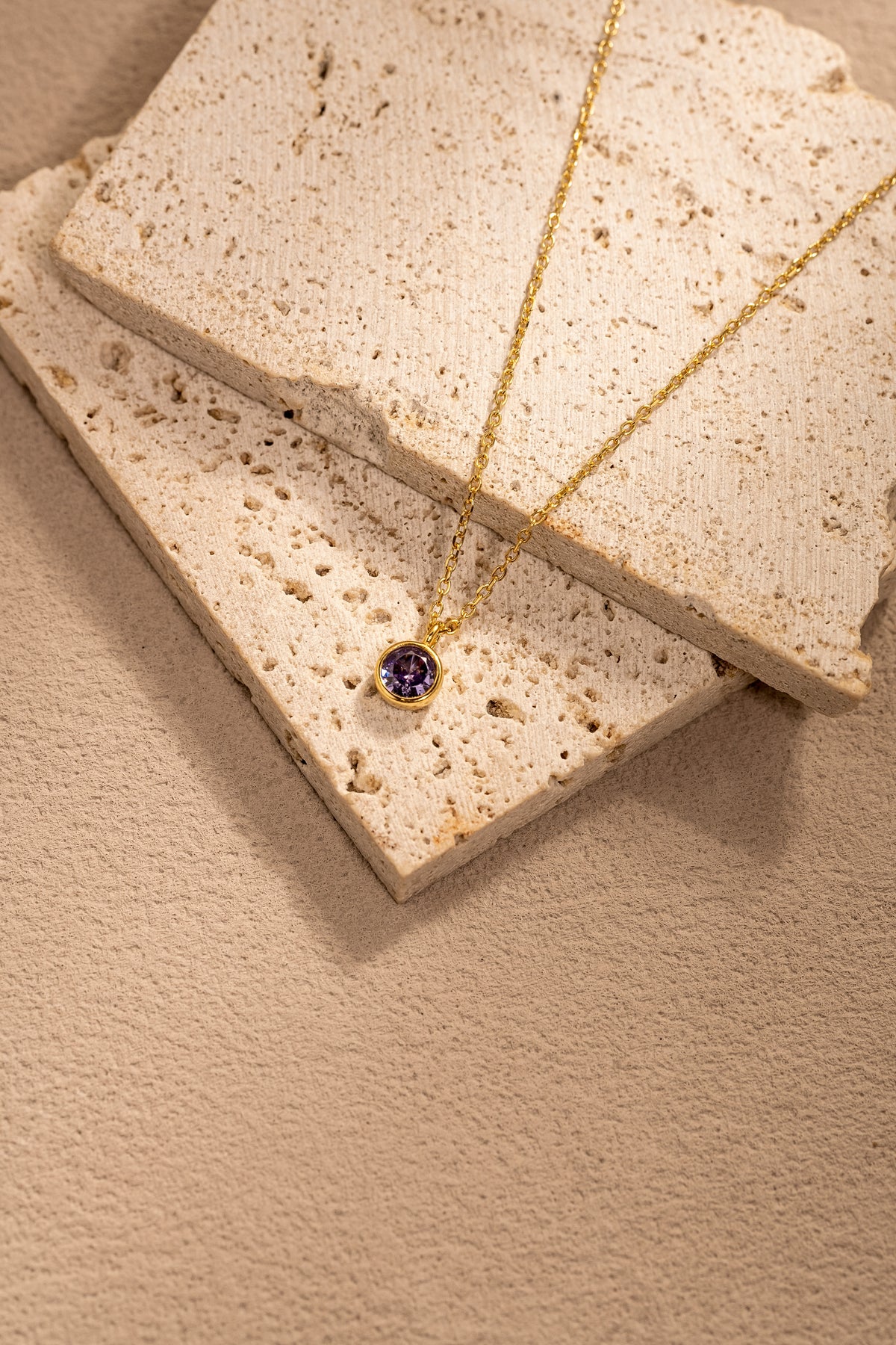 Zodiac Birthstone Necklace – 925 Silver with 18K Gold Plating – View 17 | ARTTOO STUDIO