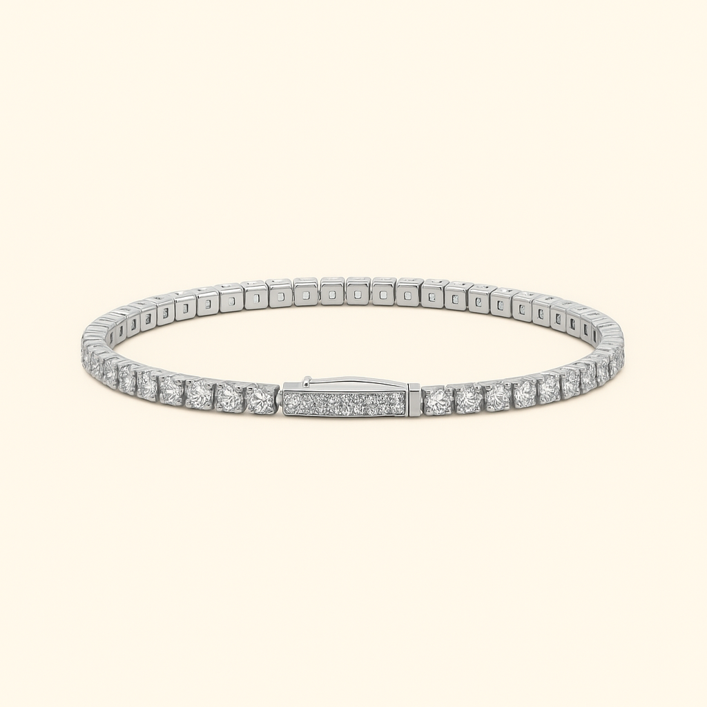 Starlight Orbit Bracelet – 925 Silver with 5A Cubic Zirconia – Minimalist Jewelry | ARTTOO STUDIO