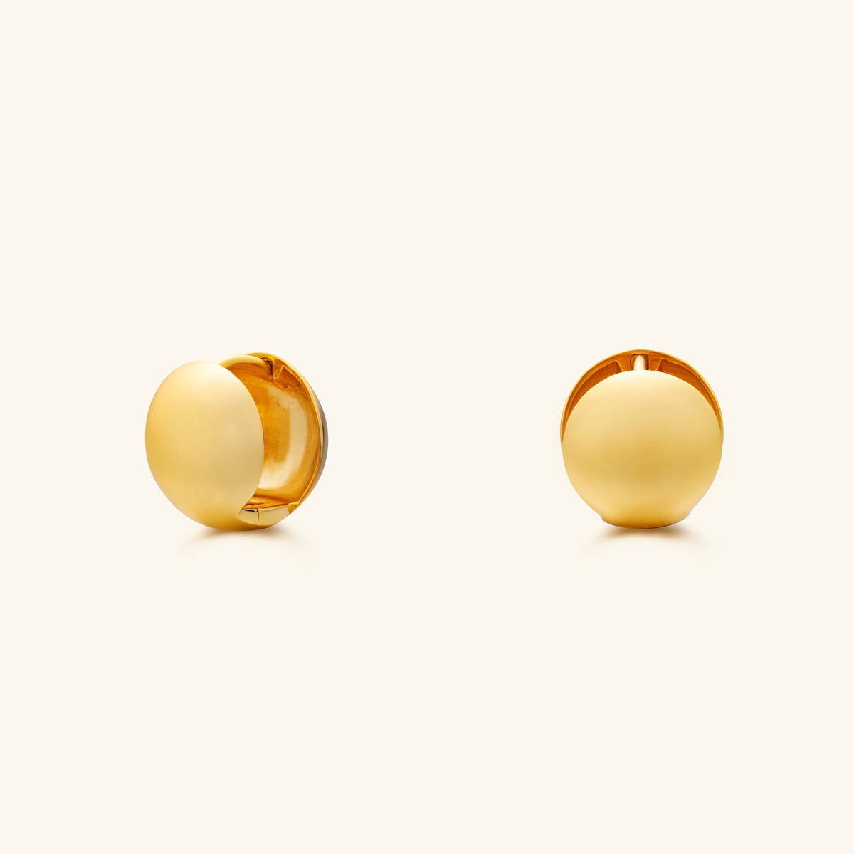 Halo Whisper Hoop Earrings – 925 Sterling Silver, Platinum Finish – Minimalist Jewelry | ARTTOO STUDIO