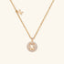 Alphabet Pendant Necklace – Personalized 925 Silver with 18K Gold Plating | ARTTOO STUDIO