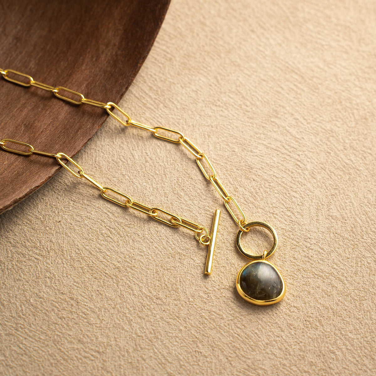 Golden Orbit Pendant Necklace – 18K Gold Vermeil on 925 Silve – View 7 | ARTTOO STUDIO