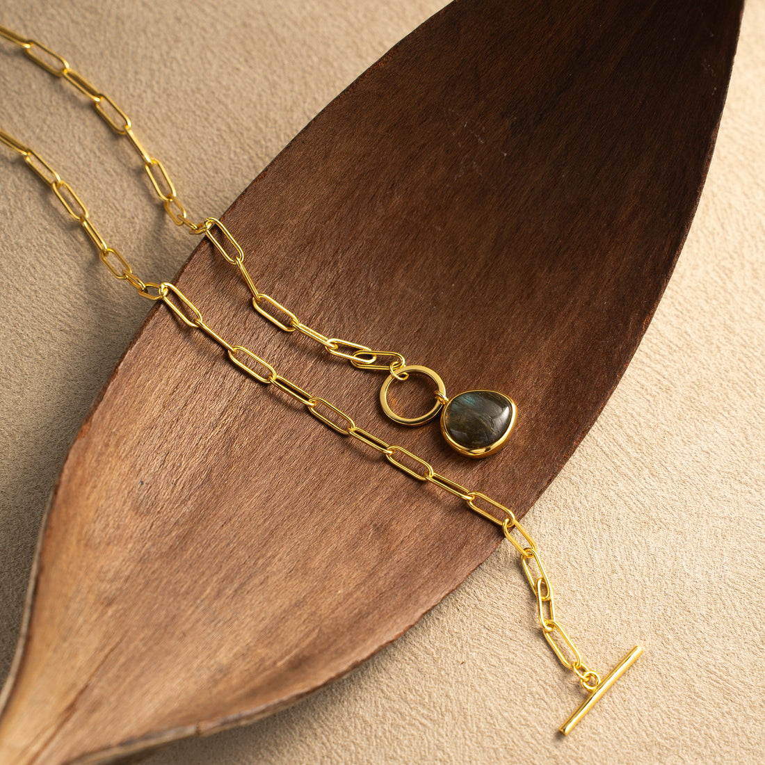 Golden Orbit Pendant Necklace – 18K Gold Vermeil on 925 Silve – View 8 | ARTTOO STUDIO