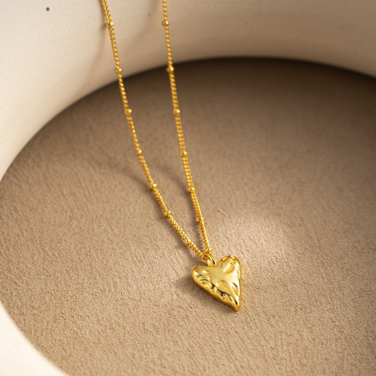 Heart of Passion Pendant Necklace – 18K Gold Vermeil on 925 Silver – View 6 | ARTTOO STUDIO