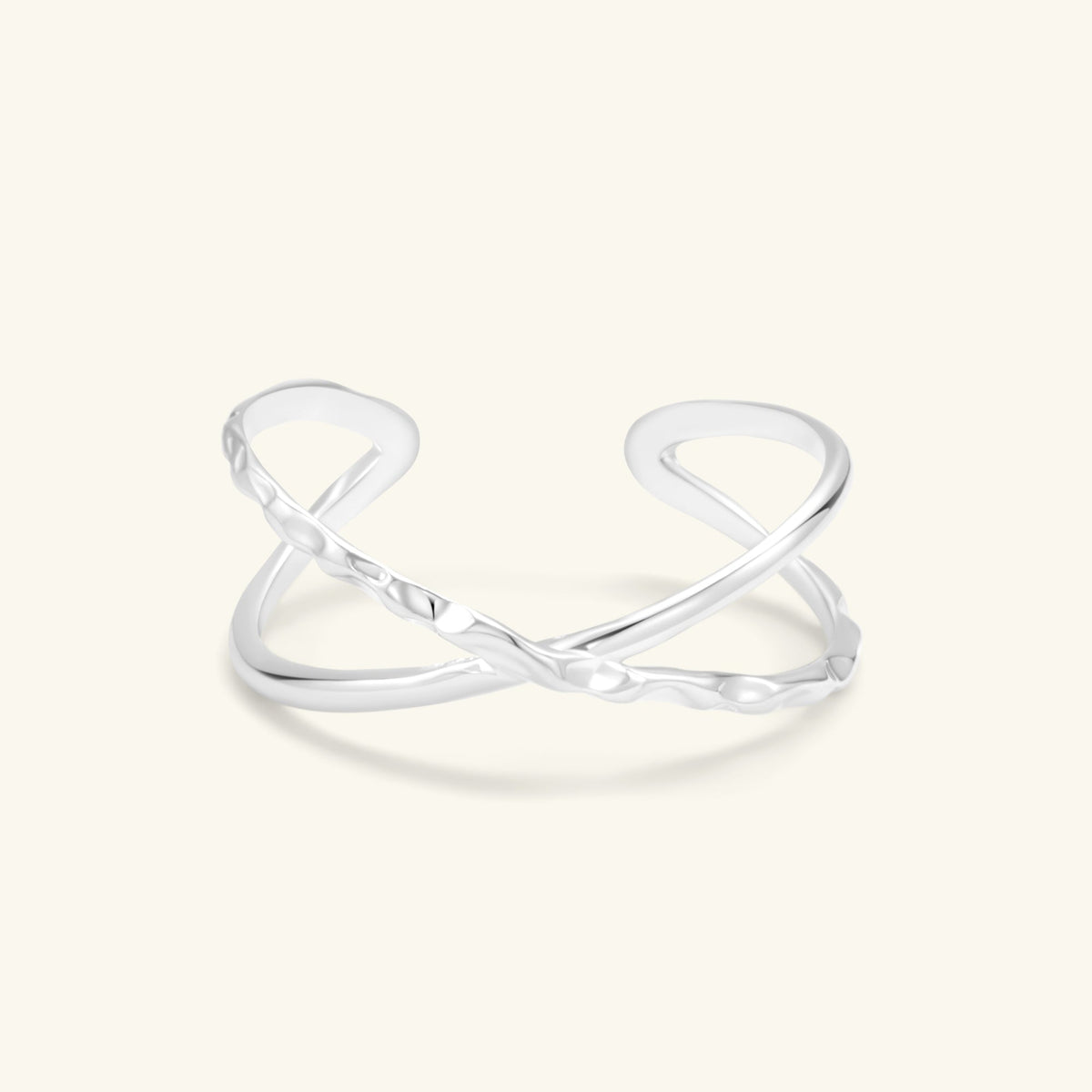 Entwined Light Adjustable Ring – 18K Gold Vermeil on 925 Silver – Minimalist Jewelry | ARTTOO STUDIO