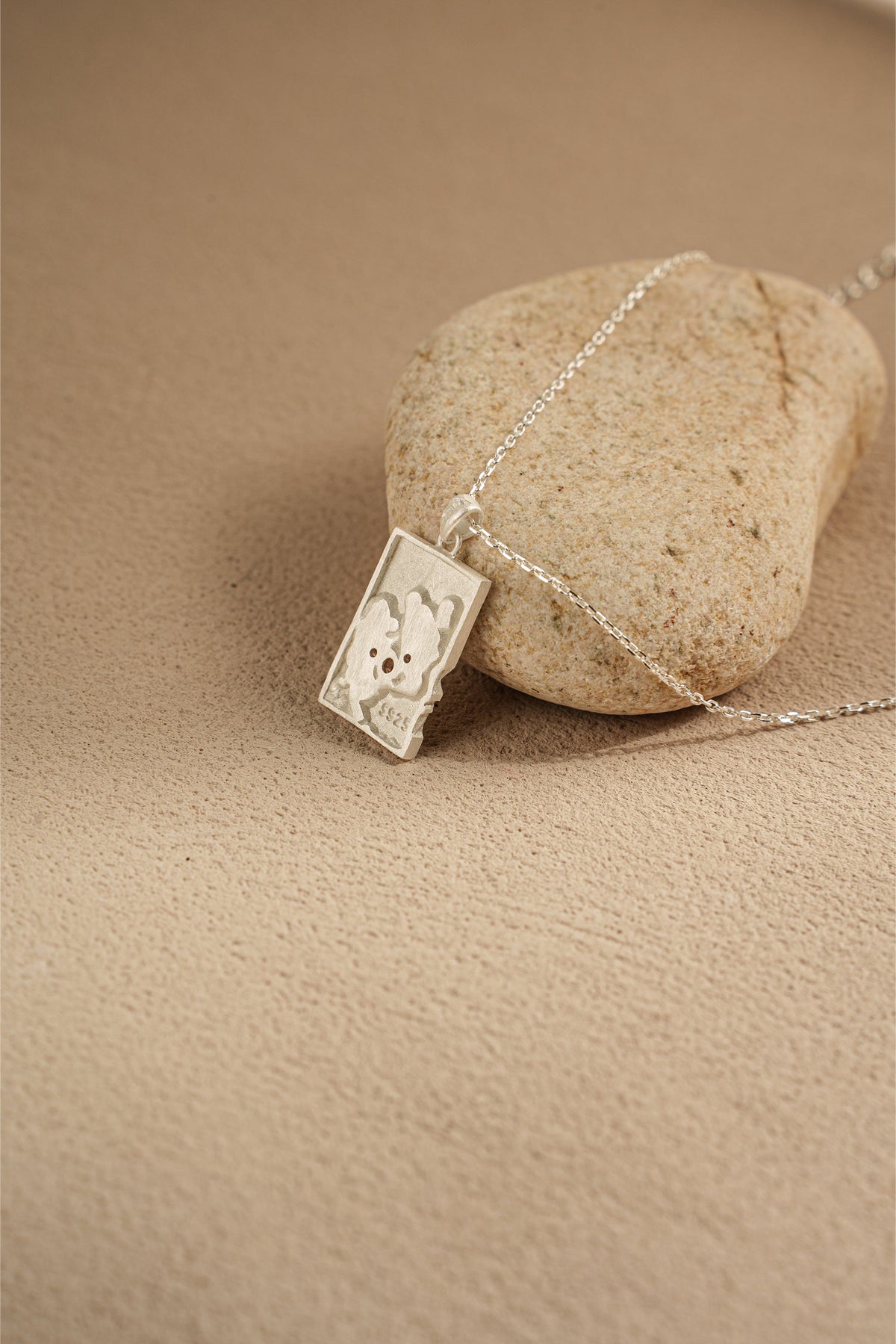 Stardust Relic Pendant Necklace – 925 Silver with 18K Gold Plating – View 11 | ARTTOO STUDIO