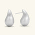Raindrop Stud Earrings – 925 Silver with 18K Gold Plating – Minimalist Jewelry | ARTTOO STUDIO