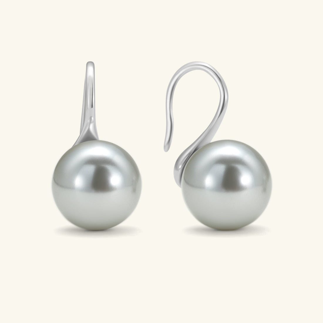 Moonlight Letter Drop Earrings – 925 Silver with 18K Gold Plating – Minimalist Jewelry | ARTTOO STUDIO
