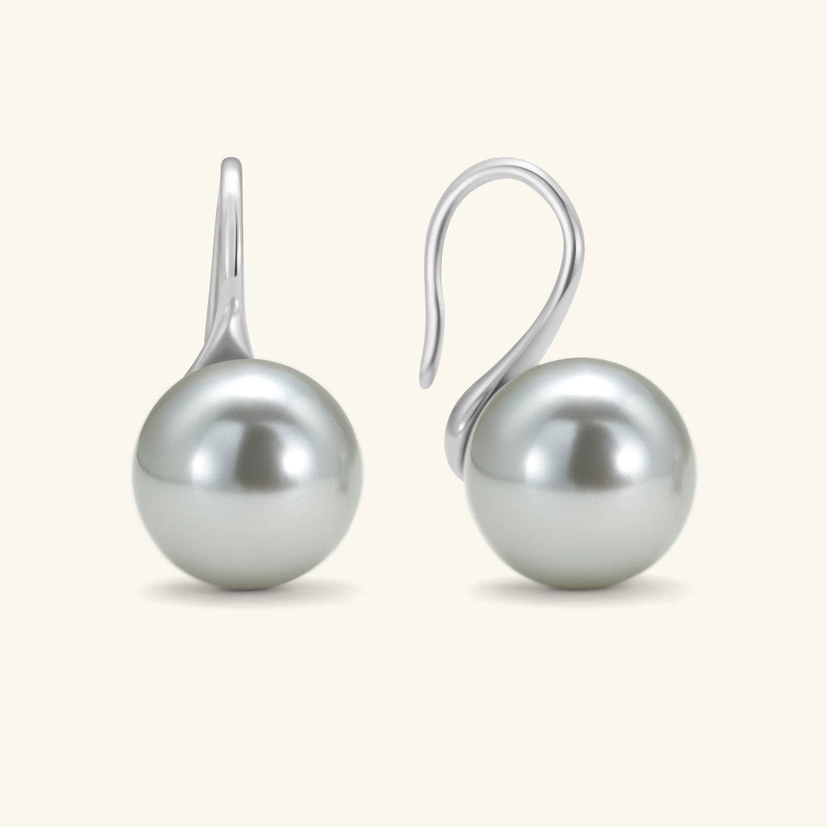 Moonlight Letter Drop Earrings – 925 Silver with 18K Gold Plating – Minimalist Jewelry | ARTTOO STUDIO
