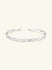 Flowing Texture Open Bangle | S925 Sterling Silver Minimalist Adjustable Bracelet – Minimalist Jewelry | ARTTOO STUDIO