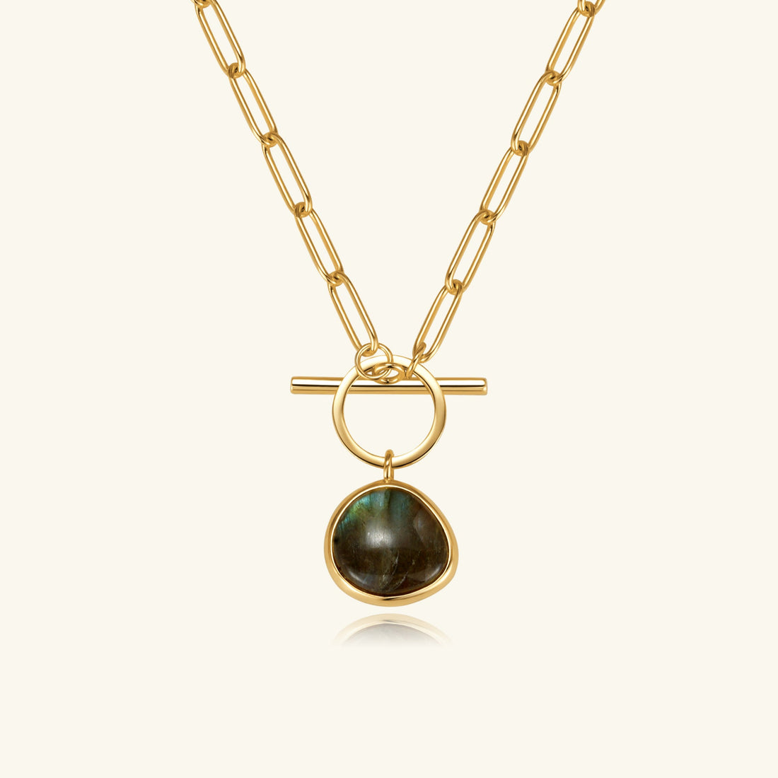 Golden Orbit Pendant Necklace – 18K Gold Vermeil on 925 Silve – Minimalist Jewelry | ARTTOO STUDIO