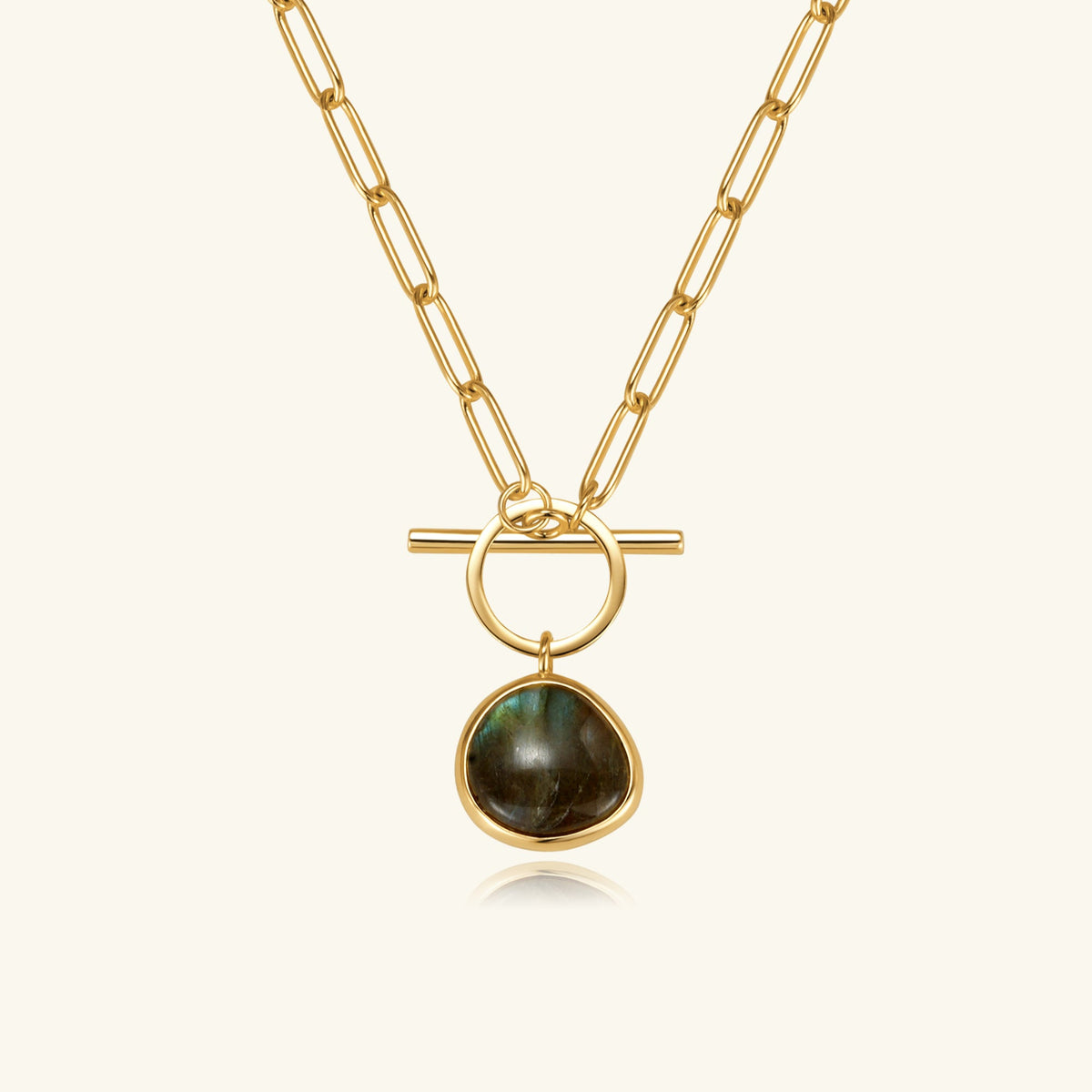 Golden Orbit Pendant Necklace – 18K Gold Vermeil on 925 Silve – Minimalist Jewelry | ARTTOO STUDIO