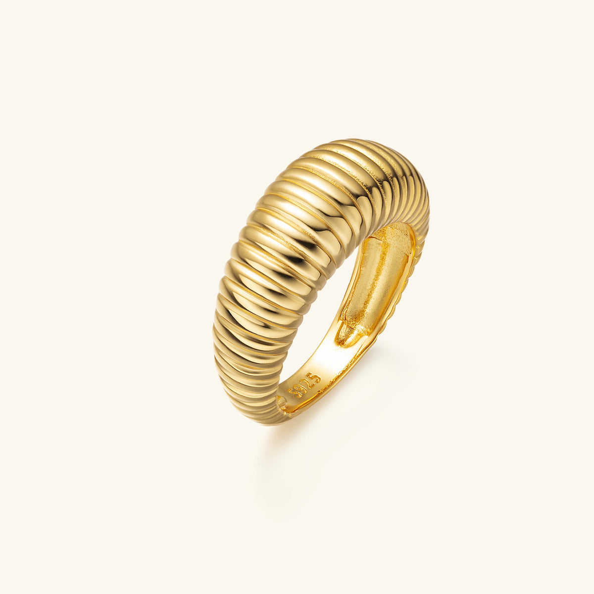 Sunlit Rhythm Ring – 18K Gold Vermeil on 925 Silver – Minimalist Jewelry | ARTTOO STUDIO