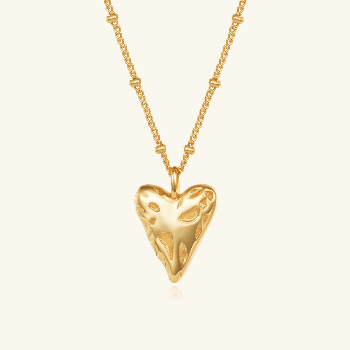 Heart of Passion Pendant Necklace – 18K Gold Vermeil on 925 Silver – Minimalist Jewelry | ARTTOO STUDIO