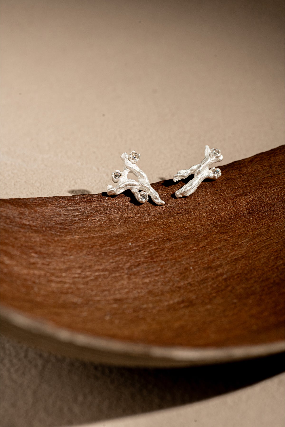 Dancing Silver Flame Earrings – 925 Silver with Polished Finish – Lifestyle & On-Model Look | ARTTOO STUDIO