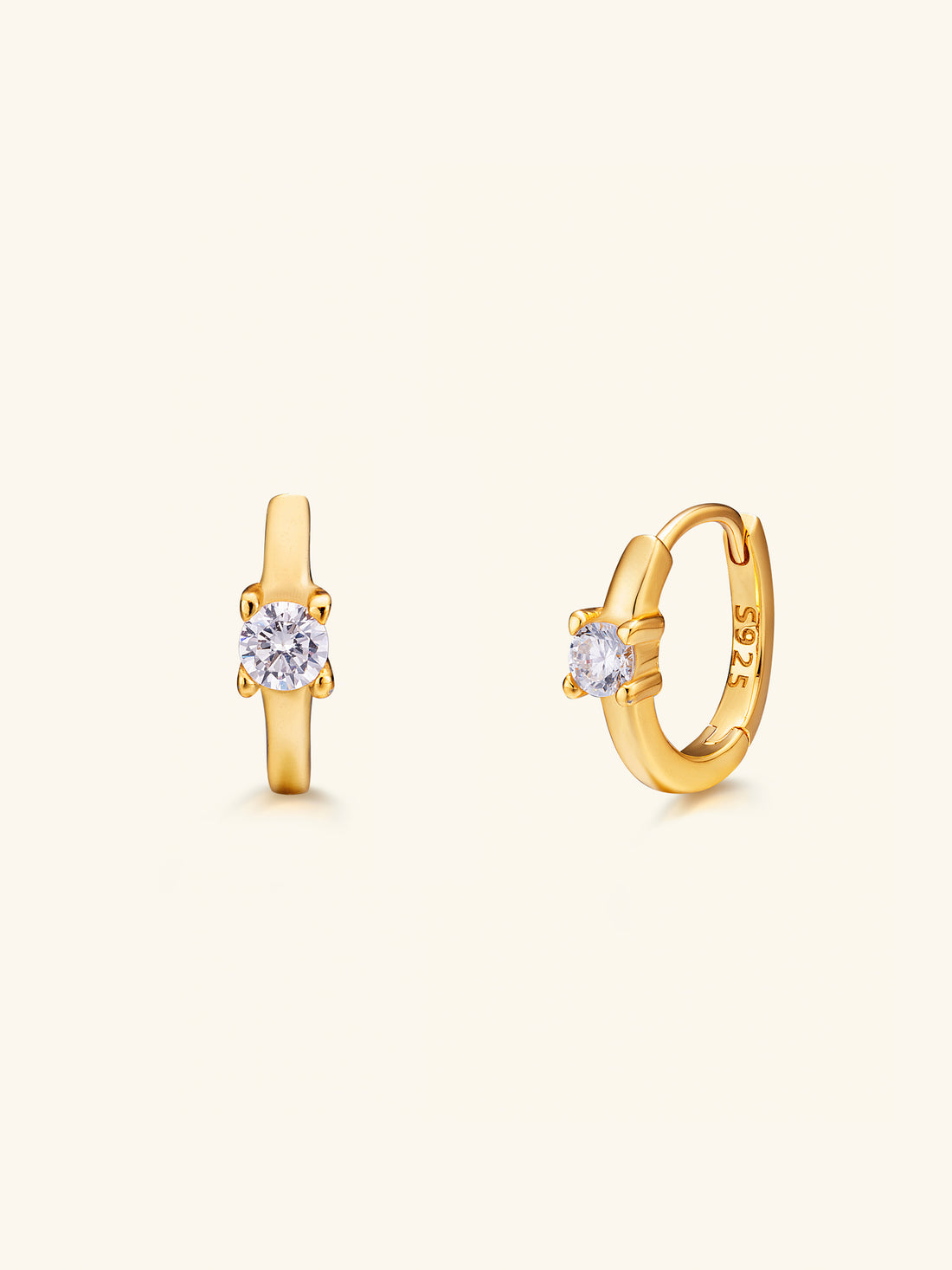 LUMI Whisper Hoops – Dainty 925 Silver Earrings in Gold or Silver – Minimalist Jewelry | ARTTOO STUDIO