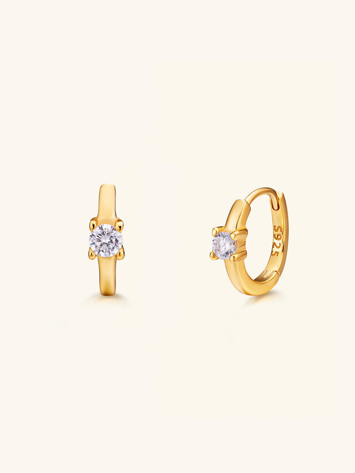 LUMI Whisper Hoops – Dainty 925 Silver Earrings in Gold or Silver – Minimalist Jewelry | ARTTOO STUDIO