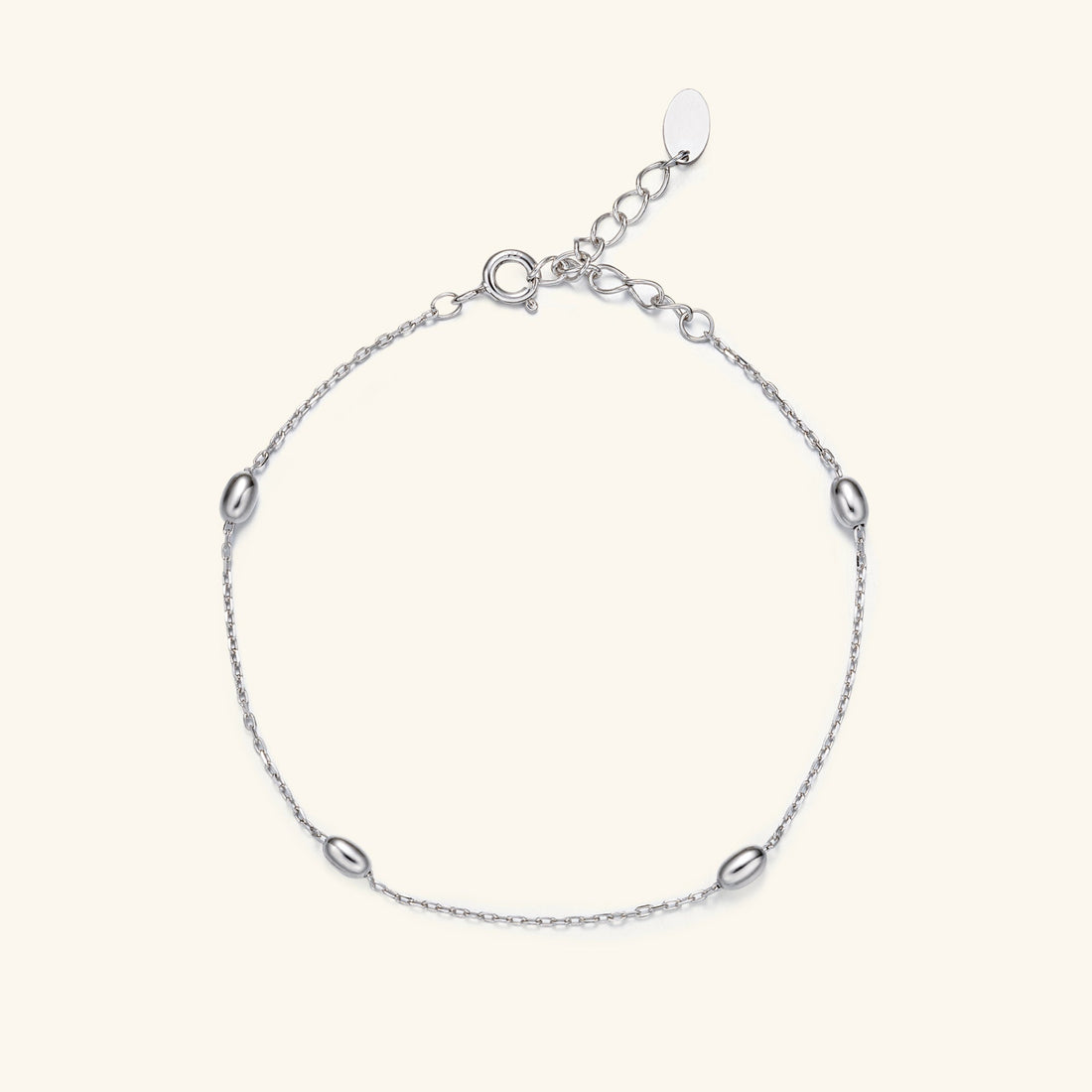 Orbit Beads Bracelet – 925 Silver Minimalist Chain – Minimalist Jewelry | ARTTOO STUDIO