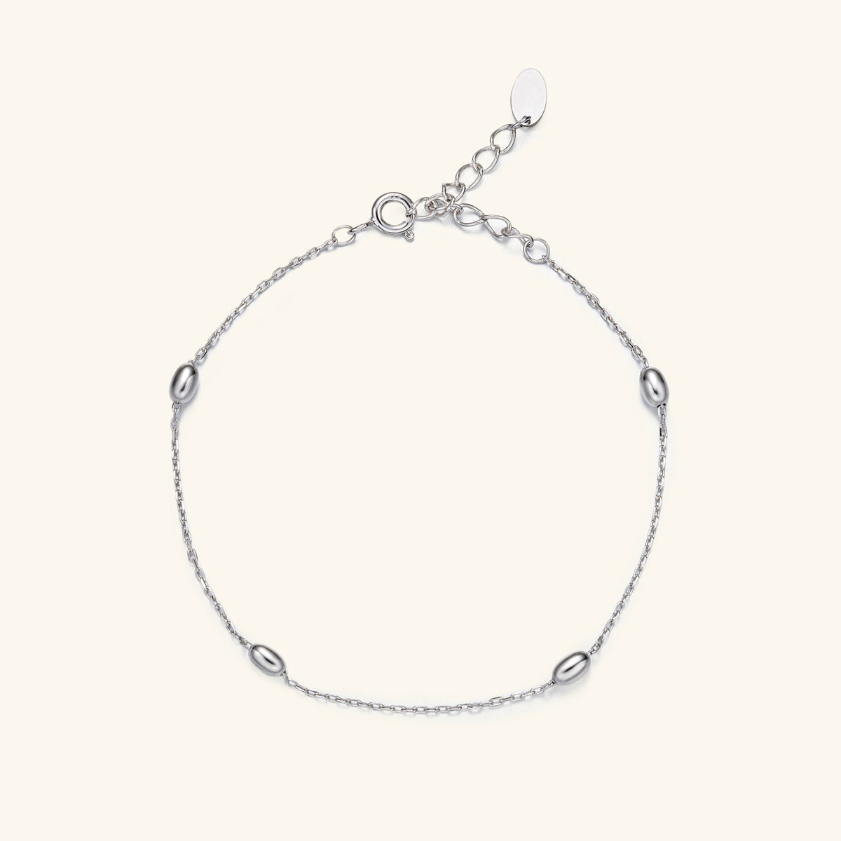 Orbit Beads Bracelet – 925 Silver Minimalist Chain – Minimalist Jewelry | ARTTOO STUDIO
