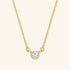 Minimalist Zircon Pendant Necklace – 925 Silver with 18K Gold/Platinum Plating – Minimalist Jewelry | ARTTOO STUDIO