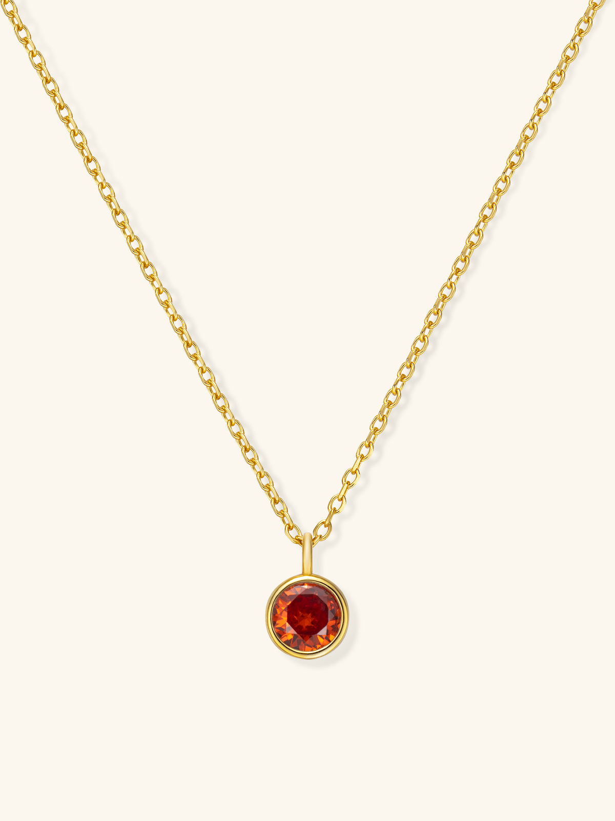 Zodiac Birthstone Necklace – 925 Silver with 18K Gold Plating – View 9 | ARTTOO STUDIO