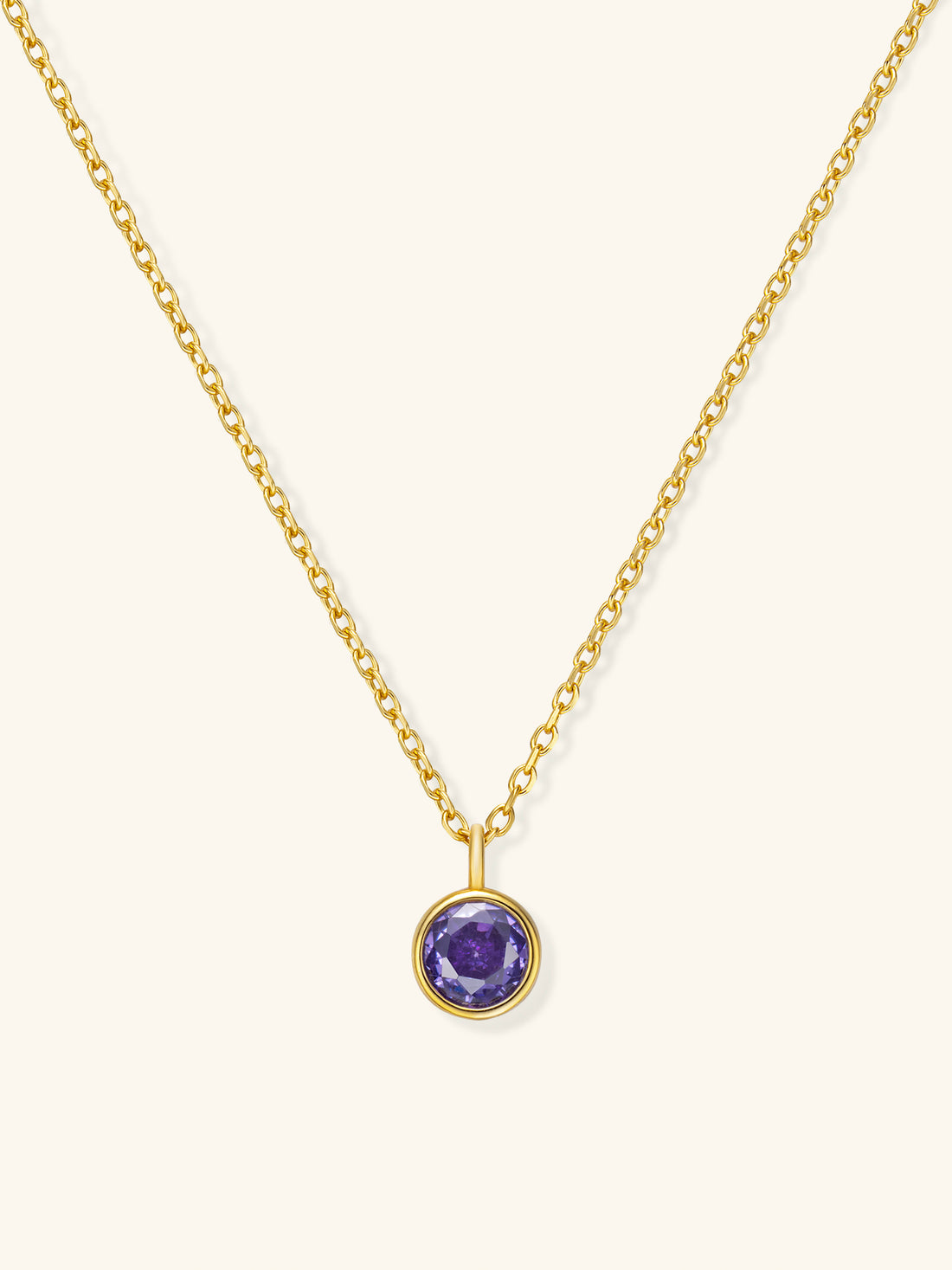 Zodiac Birthstone Necklace – 925 Silver with 18K Gold Plating – View 13 | ARTTOO STUDIO