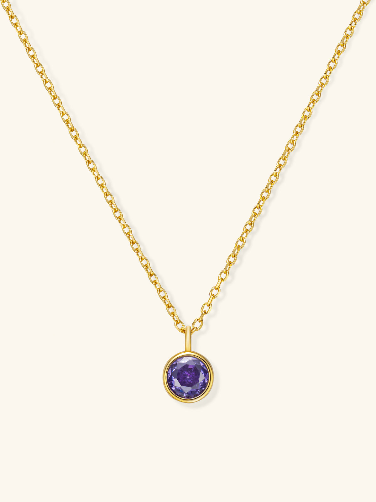 Zodiac Birthstone Necklace – 925 Silver with 18K Gold Plating – View 13 | ARTTOO STUDIO