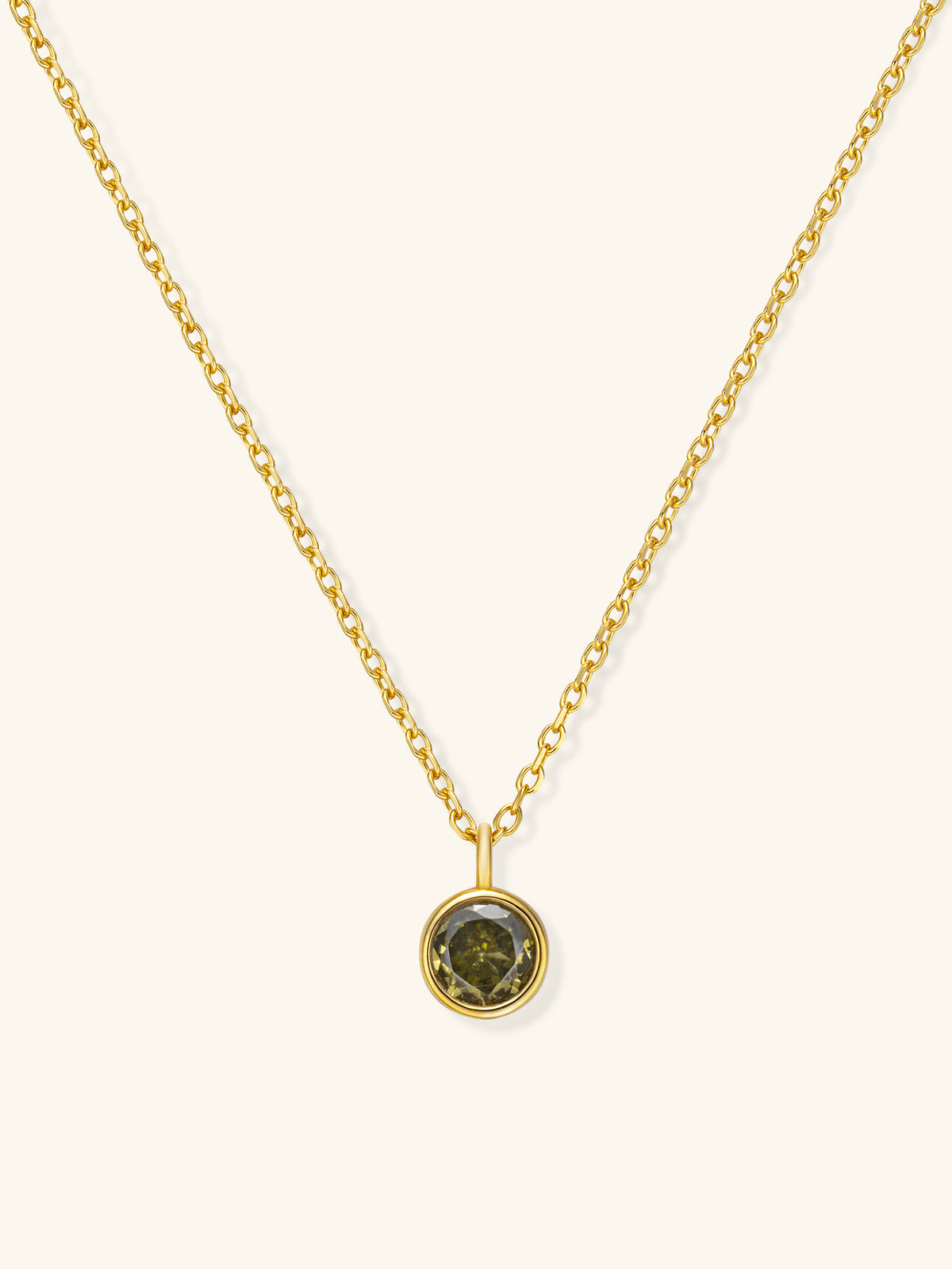 Zodiac Birthstone Necklace – 925 Silver with 18K Gold Plating – View 11 | ARTTOO STUDIO