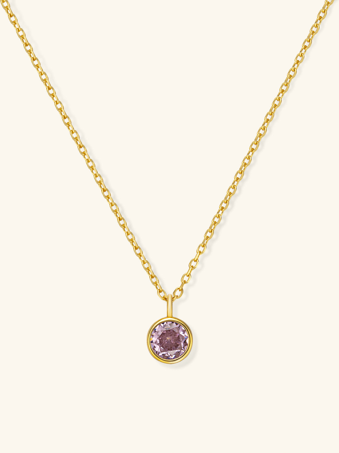 Zodiac Birthstone Necklace – 925 Silver with 18K Gold Plating – View 8 | ARTTOO STUDIO