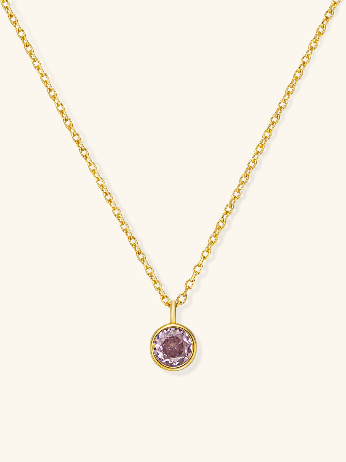 Zodiac Birthstone Necklace – 925 Silver with 18K Gold Plating – View 8 | ARTTOO STUDIO