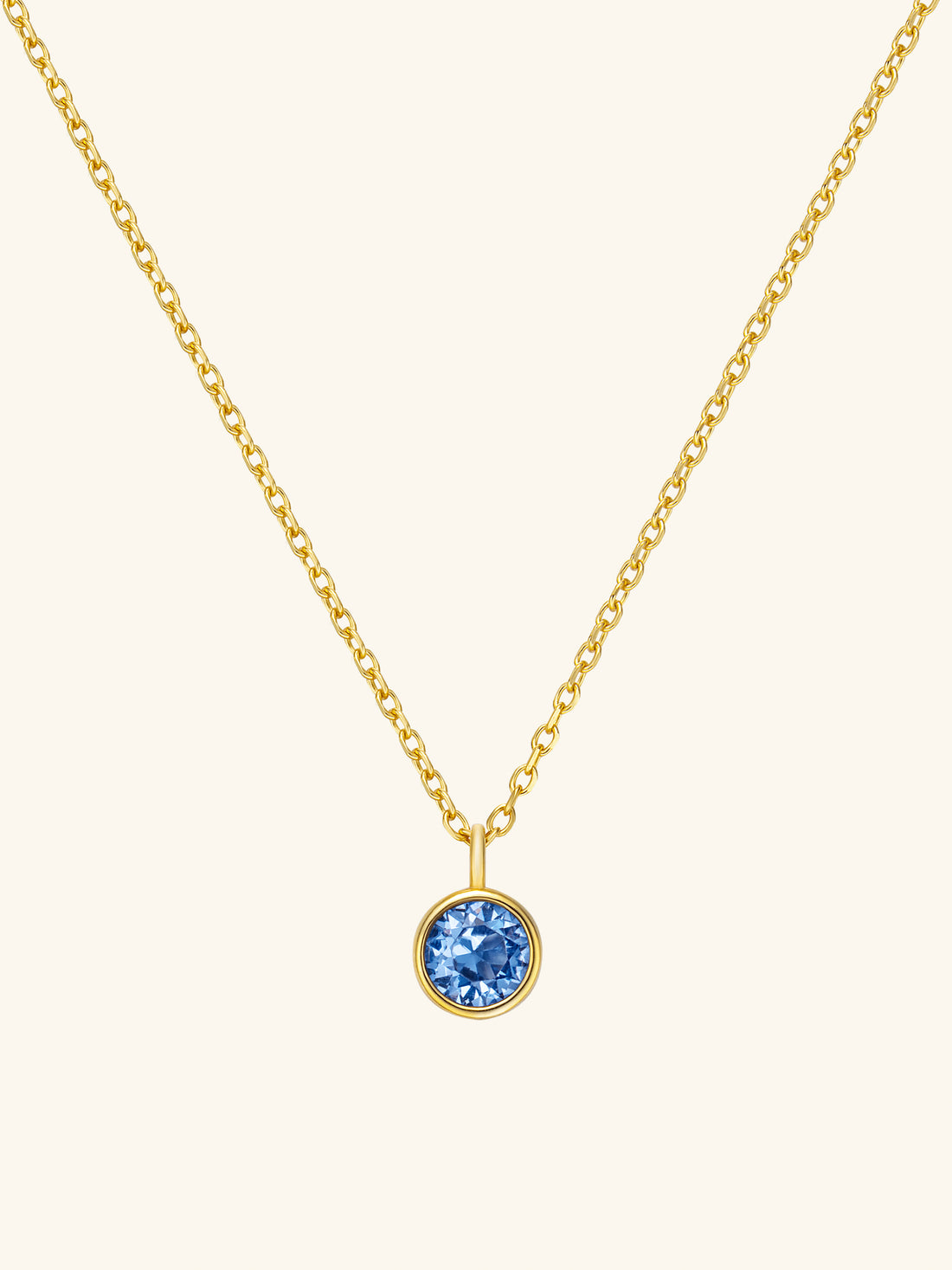 Zodiac Birthstone Necklace – 925 Silver with 18K Gold Plating – View 6 | ARTTOO STUDIO