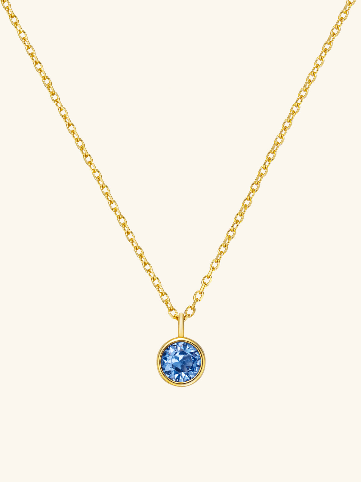 Zodiac Birthstone Necklace – 925 Silver with 18K Gold Plating – View 6 | ARTTOO STUDIO