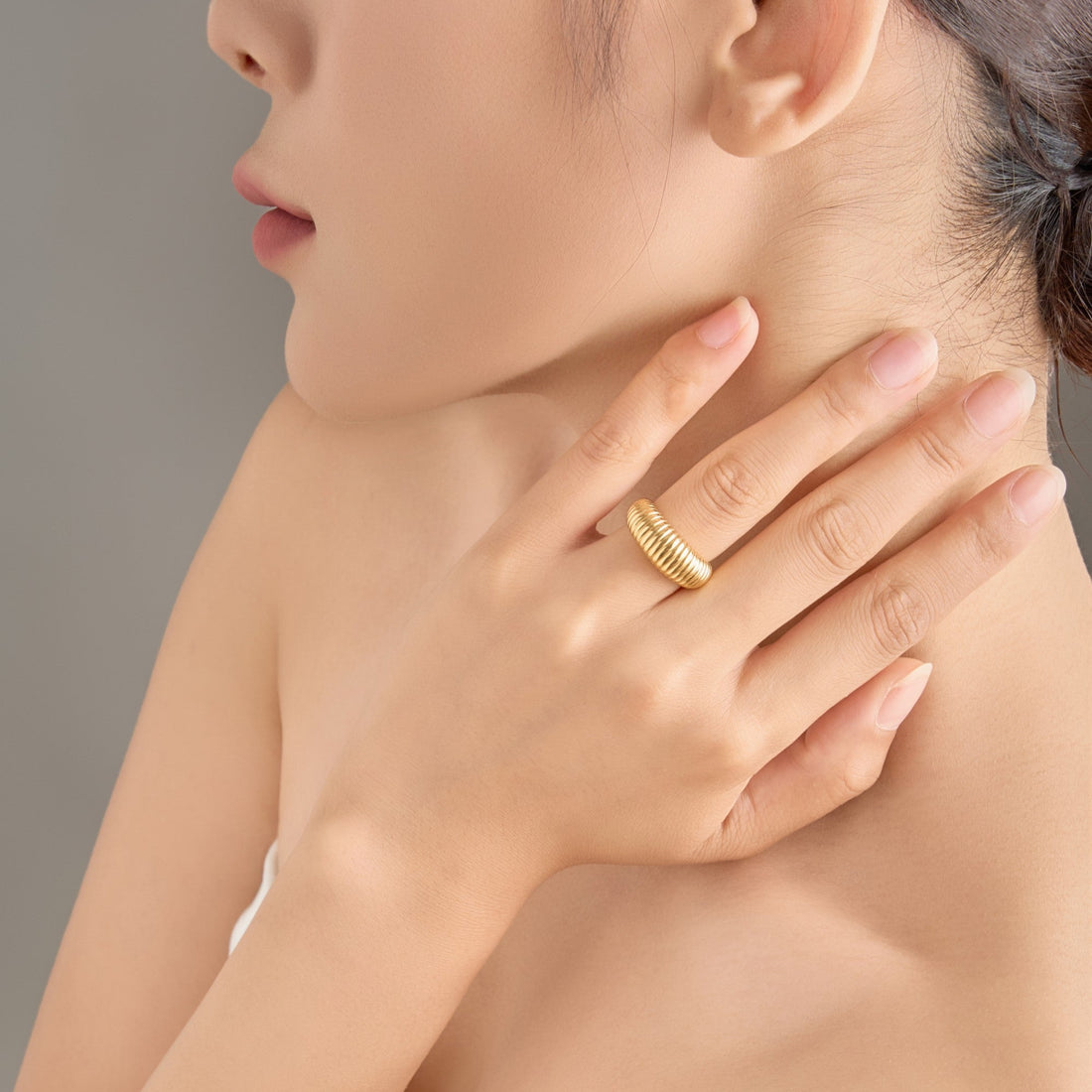 Sunlit Rhythm Ring – 18K Gold Vermeil on 925 Silver – View 5 | ARTTOO STUDIO