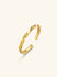 Twist of Light Adjustable Ring – 925 Silver with 18K Gold/White Gold Plating – Minimalist Jewelry | ARTTOO STUDIO