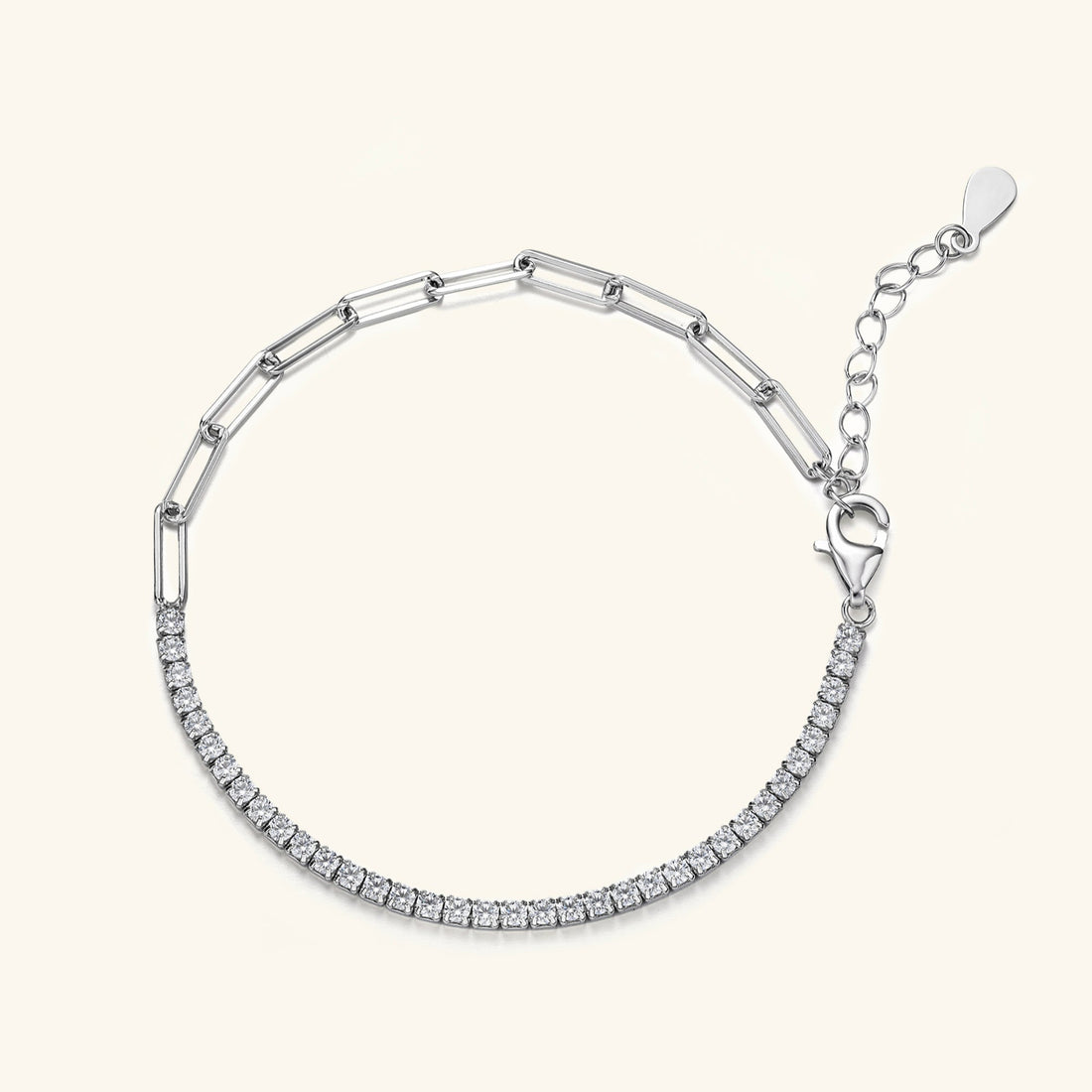 Halo Trail Bracelet – 925 Silver with 5A Cubic Zirconia – Minimalist Jewelry | ARTTOO STUDIO