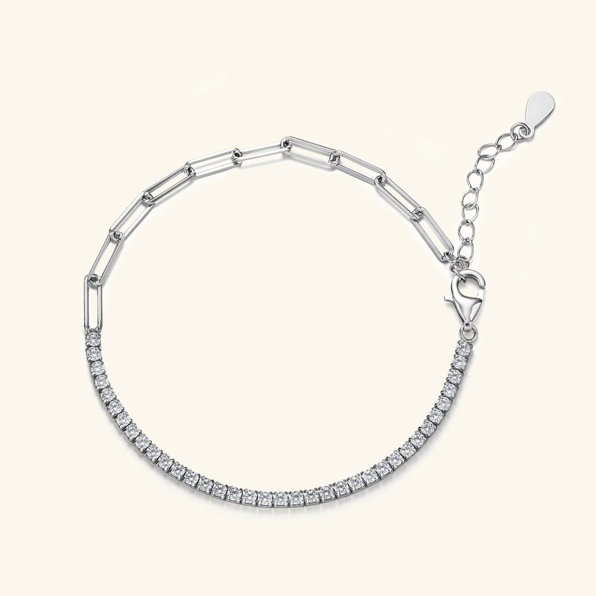 Halo Trail Bracelet – 925 Silver with 5A Cubic Zirconia – Minimalist Jewelry | ARTTOO STUDIO
