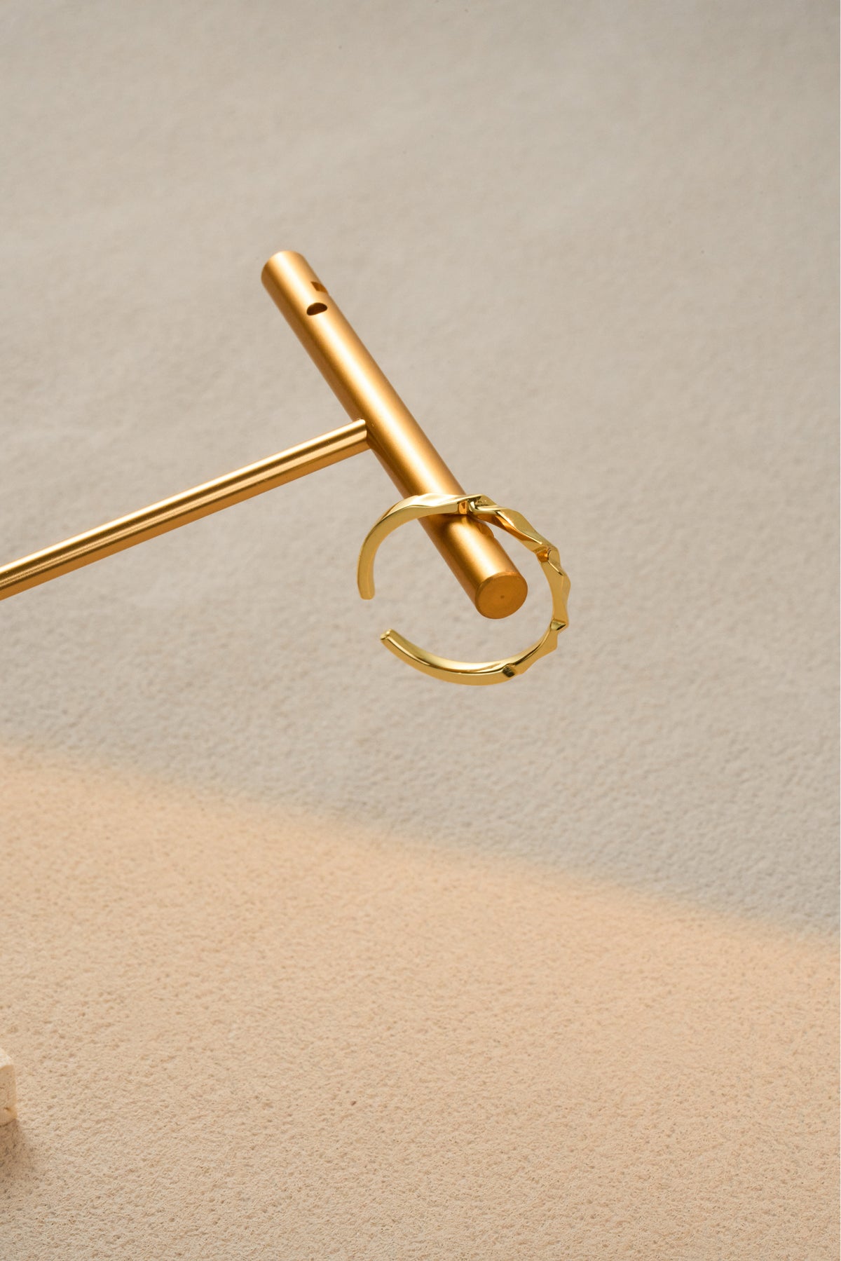 Twist of Light Adjustable Ring – 925 Silver with 18K Gold/White Gold Plating – View 10 | ARTTOO STUDIO