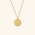 Halo Ripple Irregular Pendant Necklace – 925 Silver with 18K Gold Plating – Minimalist Jewelry | ARTTOO STUDIO