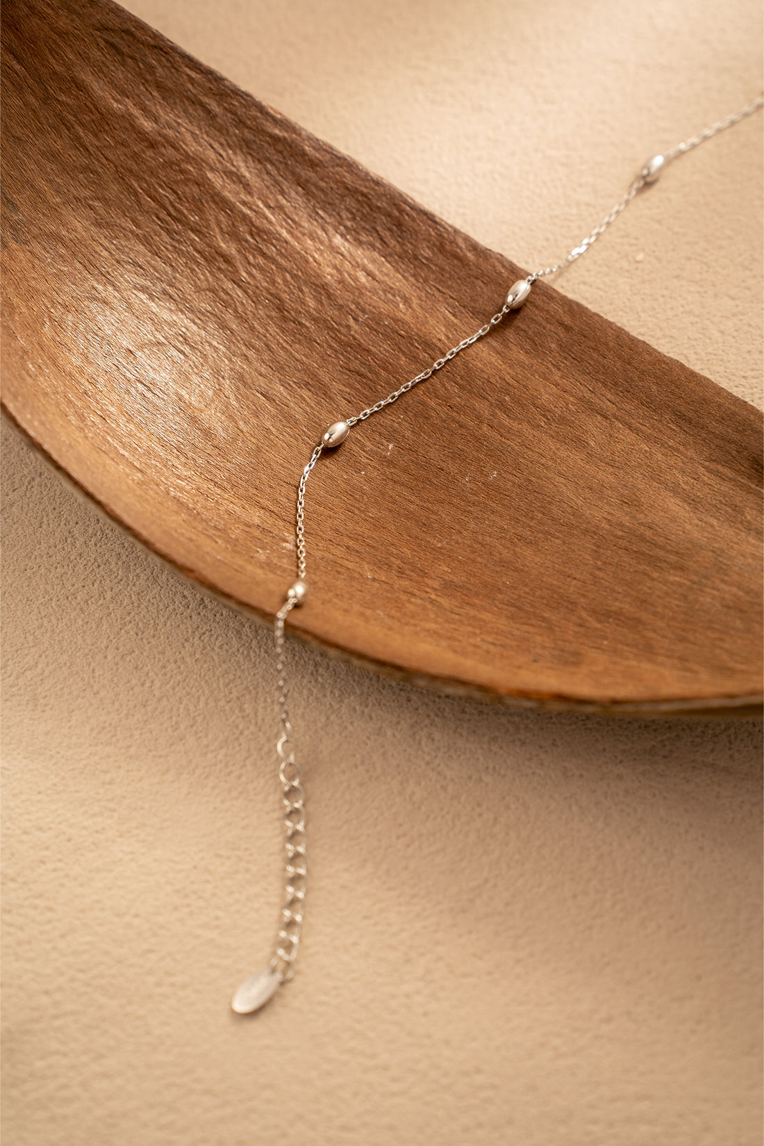 Orbit Beads Bracelet – 925 Silver Minimalist Chain – View 5 | ARTTOO STUDIO
